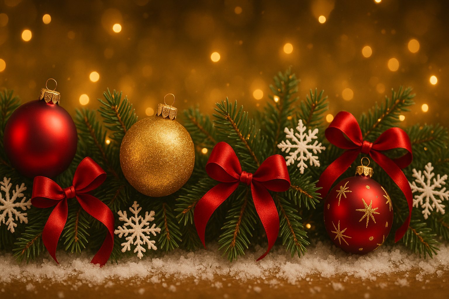 Bannière de Noël élégante